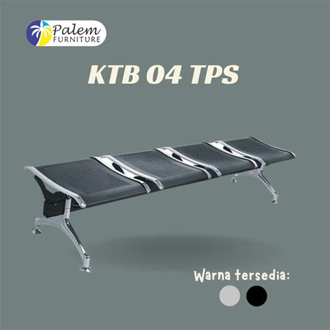 Jual KURSI TUNGGU KURSI BANDARA 4 SEATER DUDUKAN TANPA SANDARAN SILVER