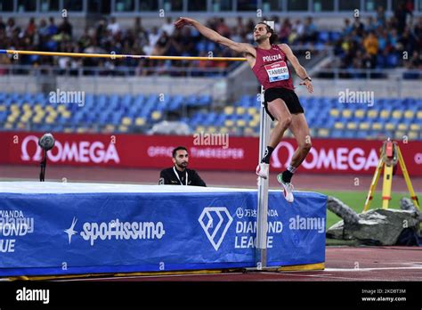 Gianmarco Tamberi Of Italy Competes In High Jump Men During The IAAF