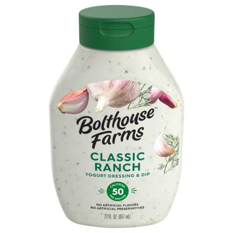 Bolthouse Farms Classic Ranch Yogurt Dressing & Dip 22 fl oz, 22 fl oz ...