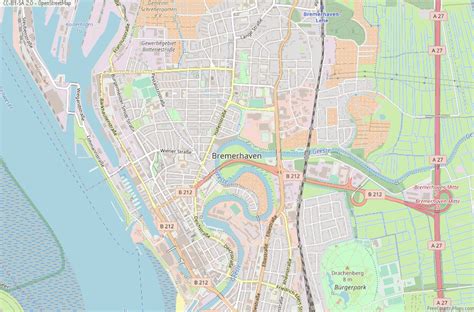 Bremerhaven Map Germany Latitude & Longitude: Free Maps