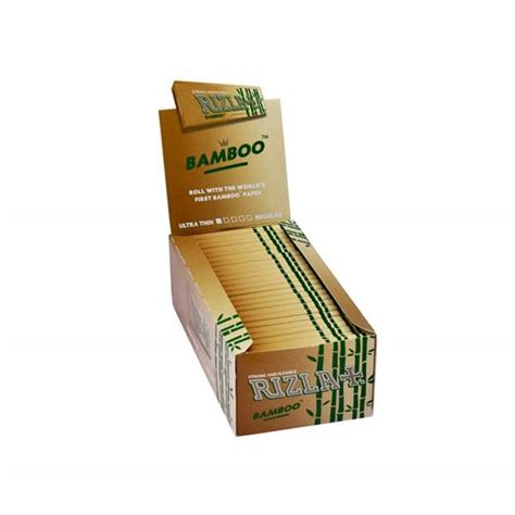 50 New Rizla Bamboo Ultra Thin Regular Rolling Papers Allvapes UK