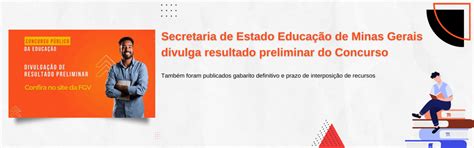 Secretaria De Estado Educa O De Minas Gerais Divulga Resultado