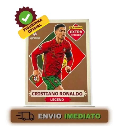 Figurinha Legend Extra Cristiano Ronaldo Copa Rara Bronze Frete grátis