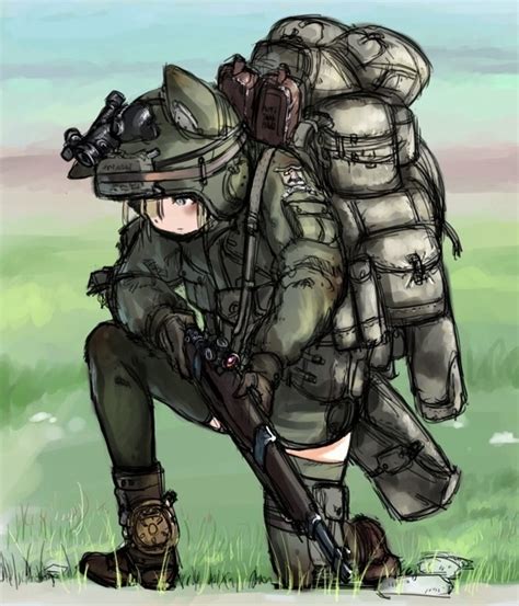 There's nothing light about light infantry [Original] : r/awwnime