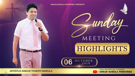 Sunday Meeting Highlights Re Telecast Ankur Narula