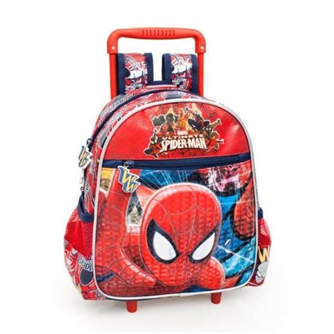 Trolley Sac A Dos Maternelle Spiderman Cdiscount Bagagerie Maroquinerie