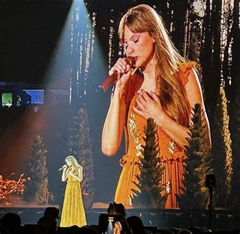 Evermore Taylor Swift Singer Performing Live The Eras Tour Glendale