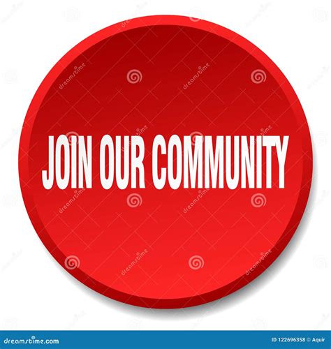 Join Our Community Button Stock Vector Illustration Of Website 122696358