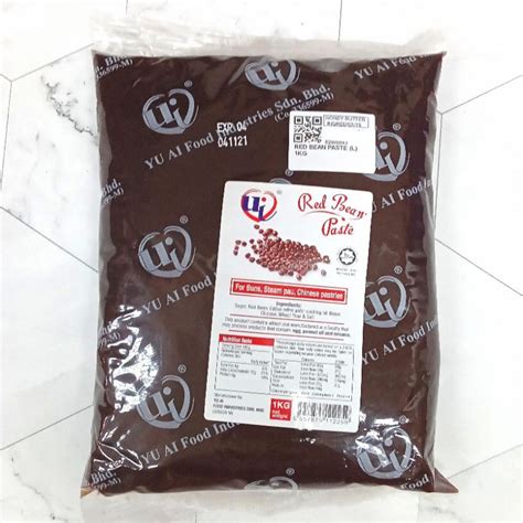 Yu Ai Red Bean Paste Inti Kacang Merah Kg Shopee Malaysia