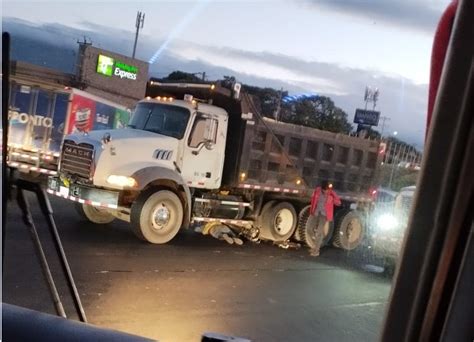 Alajuela Motociclista Vivió Un Verdadero Milagro De Dios Vagoneta Le Pasó Por Encima A Moto