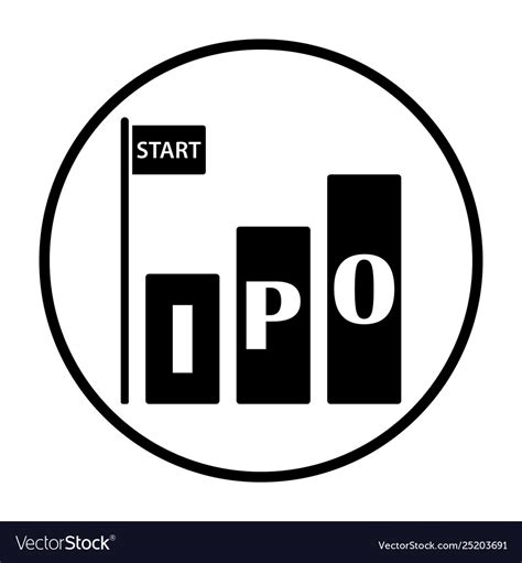 Ipo icon Royalty Free Vector Image - VectorStock