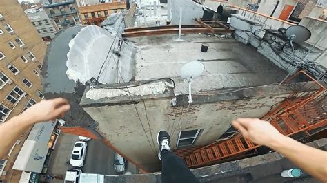 New York Rooftop Parkour POV - Ampisound