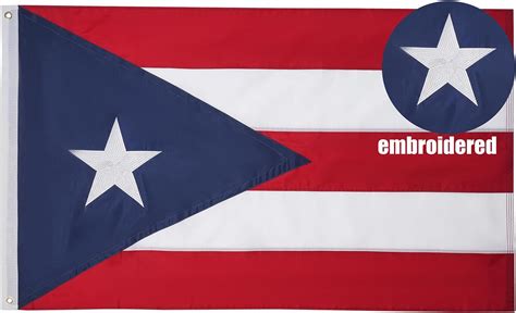 Amazon New 3x5 Puerto Rico Flag National Puerto Rican Flags Pr