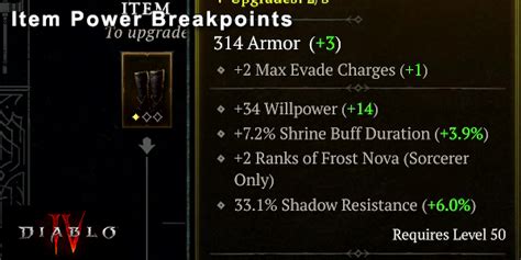 Diablo 4 Item Power Levels and Breakpoints - DigitalTQ