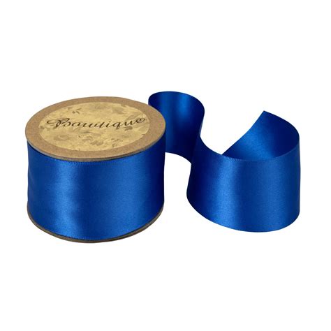 Royal Blue Double Faced Satin Ribbon Mm X M Hobbycraft