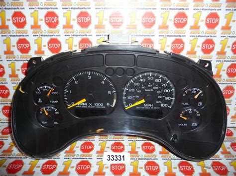 Find Chevrolet Blazer At Speedometer Instrument Cluster K