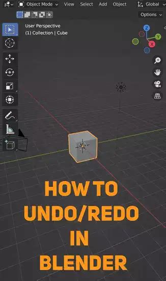 How To Undo Redo In Blender Shortcuts Menu