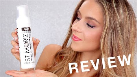 St Moriz Instant Self Tanning Mousse Review Youtube