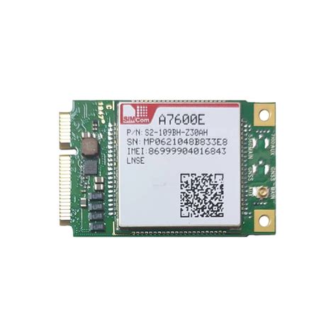 Simcom Lte Cat Mini Pcie Module A E Fdd Lte B B B B B B Tdd