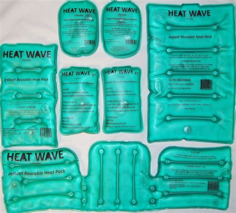 Heat Wave Instant Reusable Heat Packs And Hand Warmers 2 Original And 2