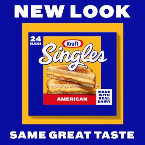 Kraft Singles American Sliced Cheese, 24 Slices / 16 oz - Fry’s Food Stores