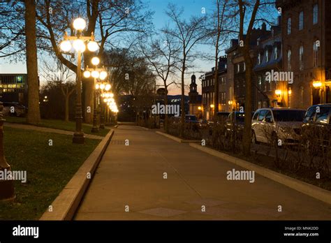 Old Quebec City Night Photographs Stock Photo - Alamy