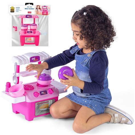 Cozinha Infantil Mini Cooker Na Solapa 493 Bs Toys No Shoptime