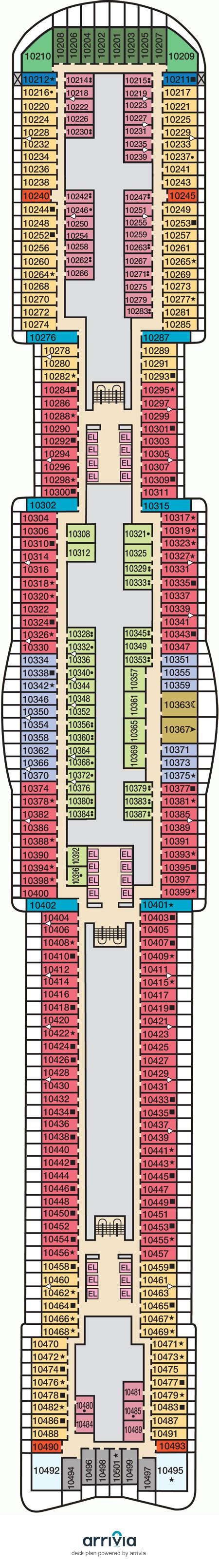 Mardi Gras Cabin Category B Balcony Stateroom On