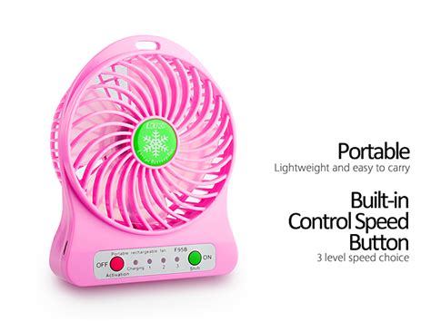 Mini Portable USB Rechargeable Fan