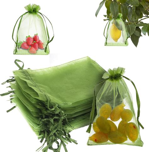 Amazon Fruit Netting Bags 50 PCS Fruit Protection Bags 4x6 Inch