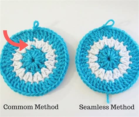 How To Seamlessly Change Colors When Crocheting In The Round Crochet