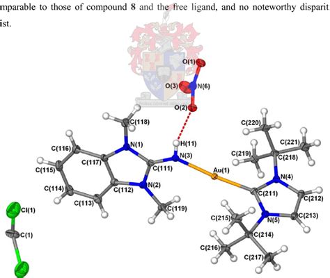 Molecular Structure Of Showing The Numbering Scheme Thermal