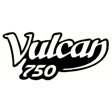 Vulcan 750 Logo Vinyl Decal