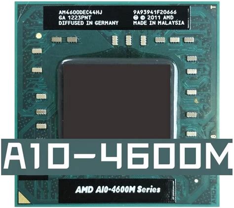 Amazon.com: AMD A10-Series A10-4600M Laptop CPU Used 4-Core 4-Thread ...