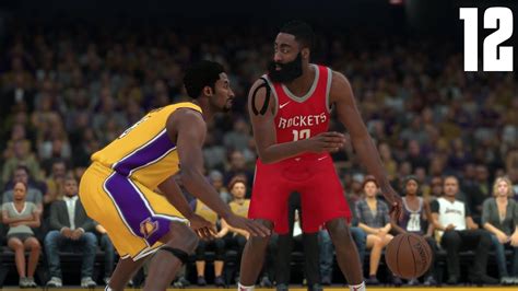 Kobe Bryant Vs James Harden Nba 2k18 Kobe Bryant Mycareer 12