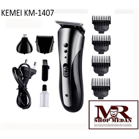 Jual Kemei Hair Clipper Electric Shaver Alat Cukur Rambut Elektrik KM