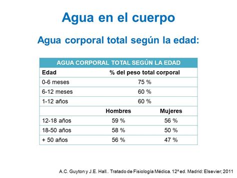 Porcentaje De Agua Corporal Total