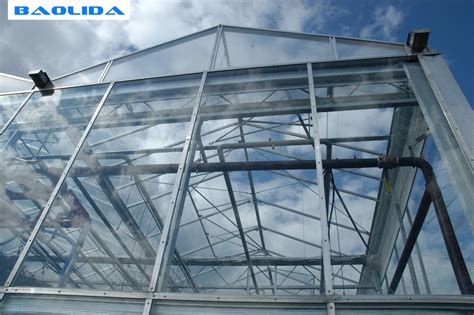 Tunnel Venlo Glass Greenhouse Fully Automatic Climate Control