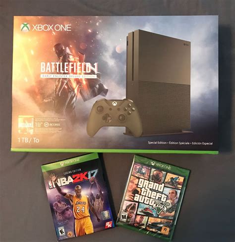 Xbox One S Tb Console Battlefield Special Edition Bundle With