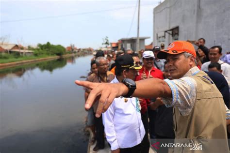 Ganjar Cek Rumah Pompa Di Pekalongan Untuk Antisipasi Banjir Antara News