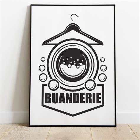 Affiche Poster Buanderie Pour D Coration Murale Id E D Co Buanderie