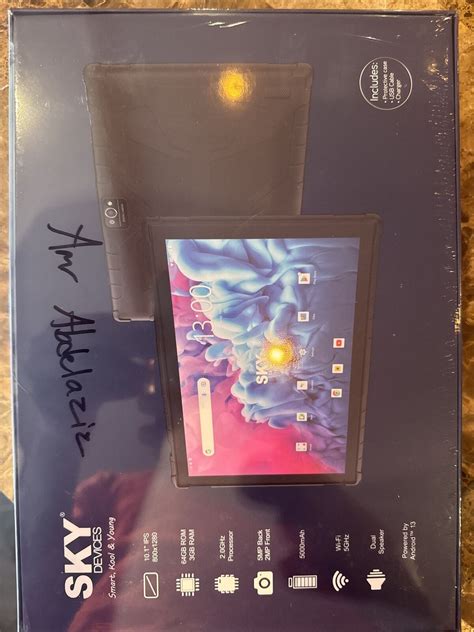 Used Sky Devices Sky Pad 10 Max Android 13 Tablet Unlocked GSM 4G