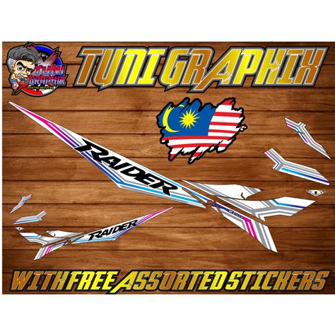 Raider 150 Carb Malaysian Decals Shopee Philippines