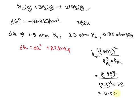 Solved In The Haber Process Ammonia Is Synthesized From Nitrogen And