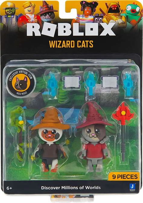 Roblox Wizard Cats 3 Action Figure 2-Pack Jazwares - ToyWiz