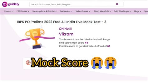 Ibps Po Live Mock Test Guidely Live Mock Test Guidelylearn Youtube