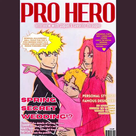 BNHA Magazine Cover 1/2 by AlexLucca on DeviantArt