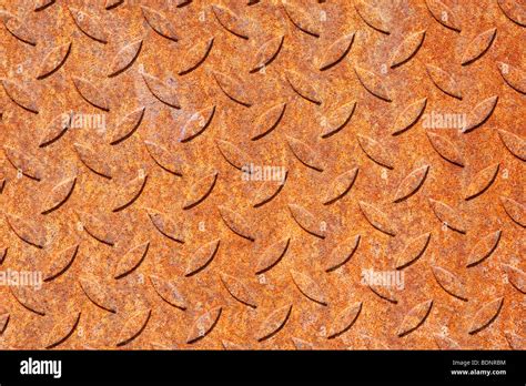 Rusty Metal Plate Stock Photo Alamy