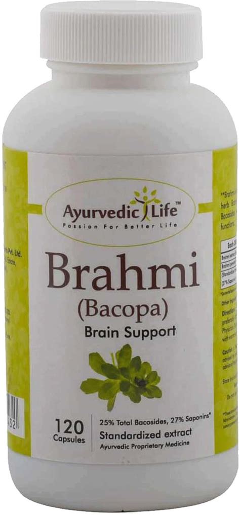 Buy AYURVEDIC LIFE BACOPA 120 CAPSULES PACK OF 5 Online Get Upto 60