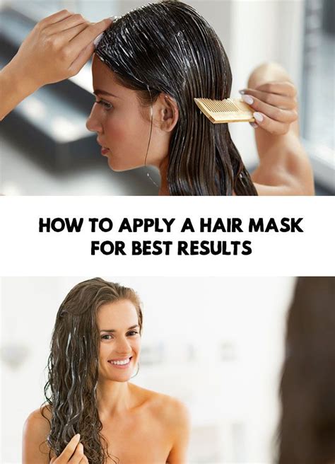 Hair mask - How to apply a hair mask for best results | Hair mask, Beauty tips for skin, Natural ...